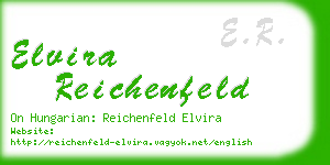 elvira reichenfeld business card